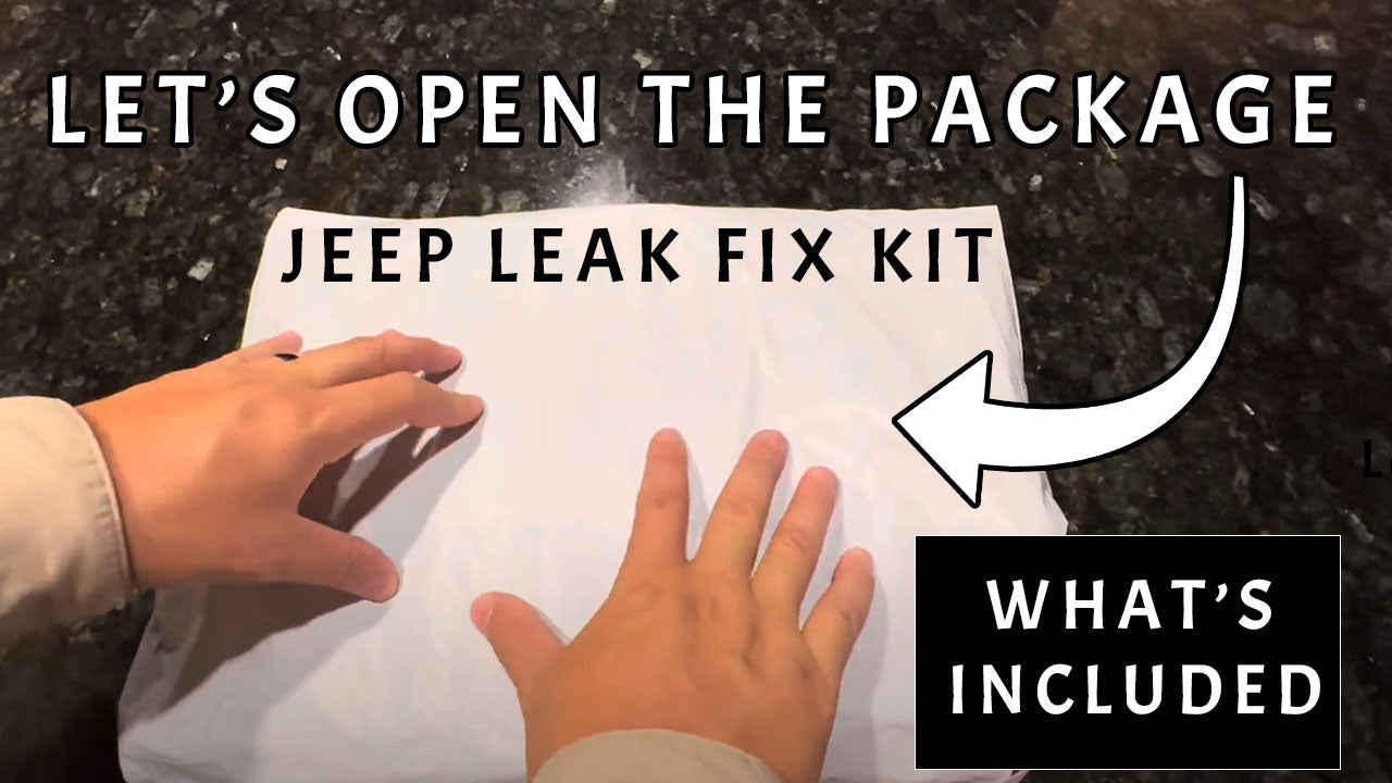 How to fix Jeep Wrangler water leak. – JEEP LEAK FIX